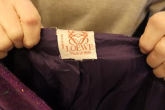 Vintage Loewe Purple Wool Jacket