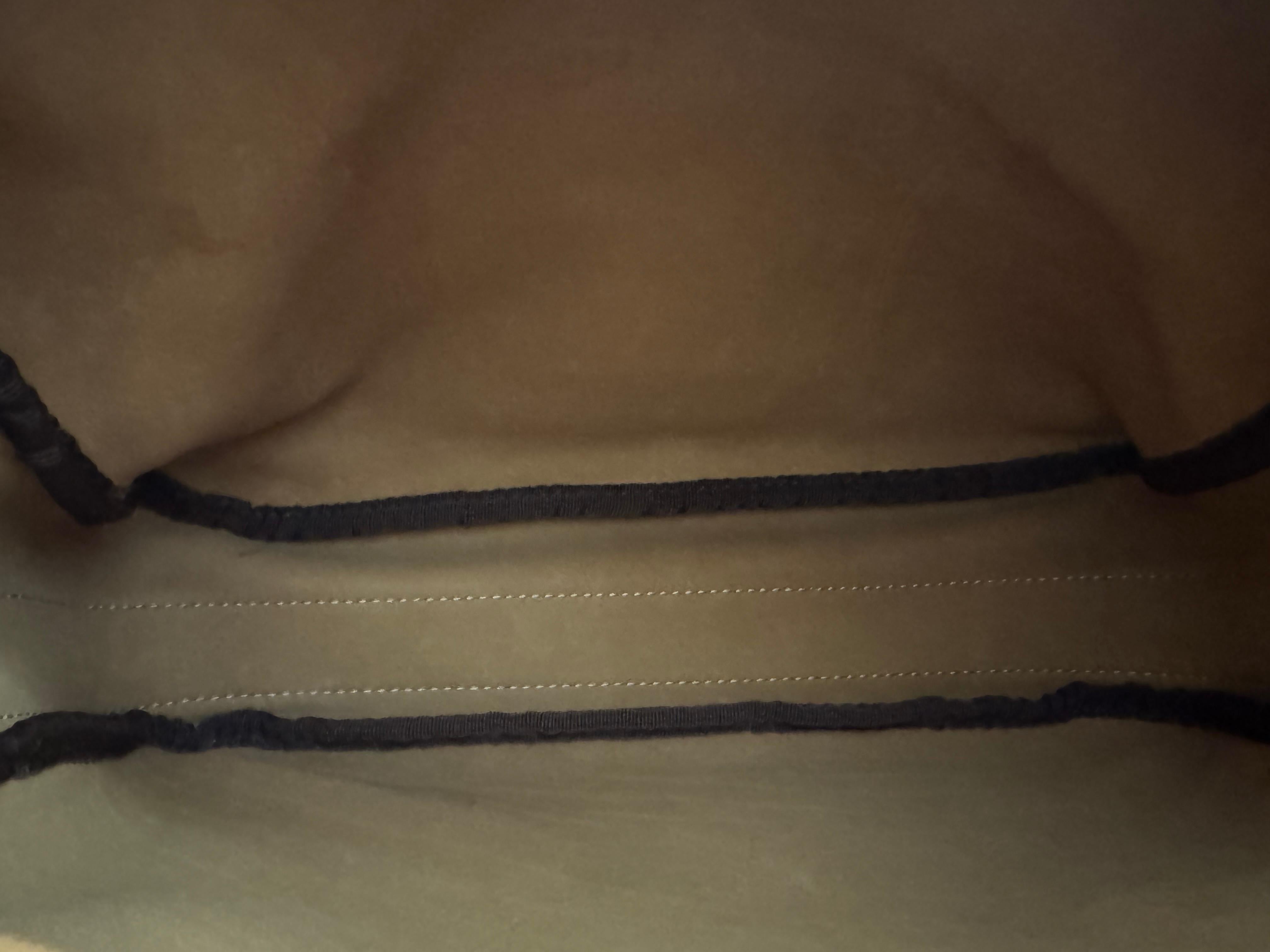 Vintage LOEWE Bolsa Cámara Anagrama Ante Marrón Unisex Hombre en venta 5