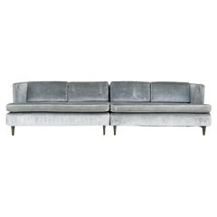 Long 2-Piece Retro Sofa by Edward Wormley for Dunbar Attributed