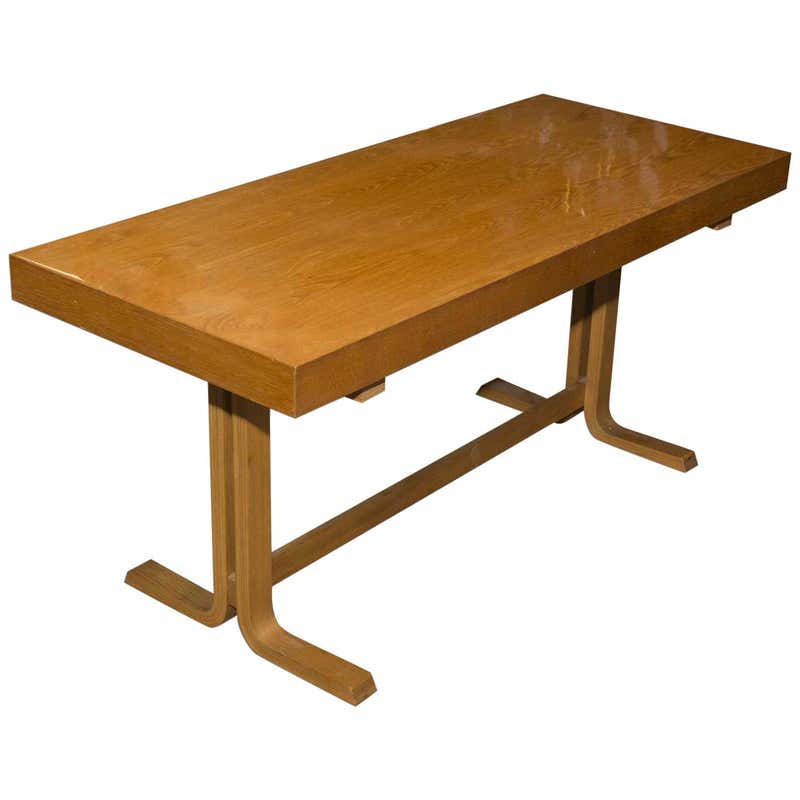 Vintage Long Coffee Table by Drevopodnik Holesov, 1970s For Sale at 1stDibs
