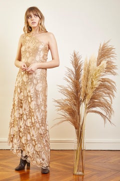 Vintage Long Lace Dress