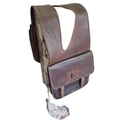 Vintage Long Leather Hunting Bag / Sporting Case, 1950s