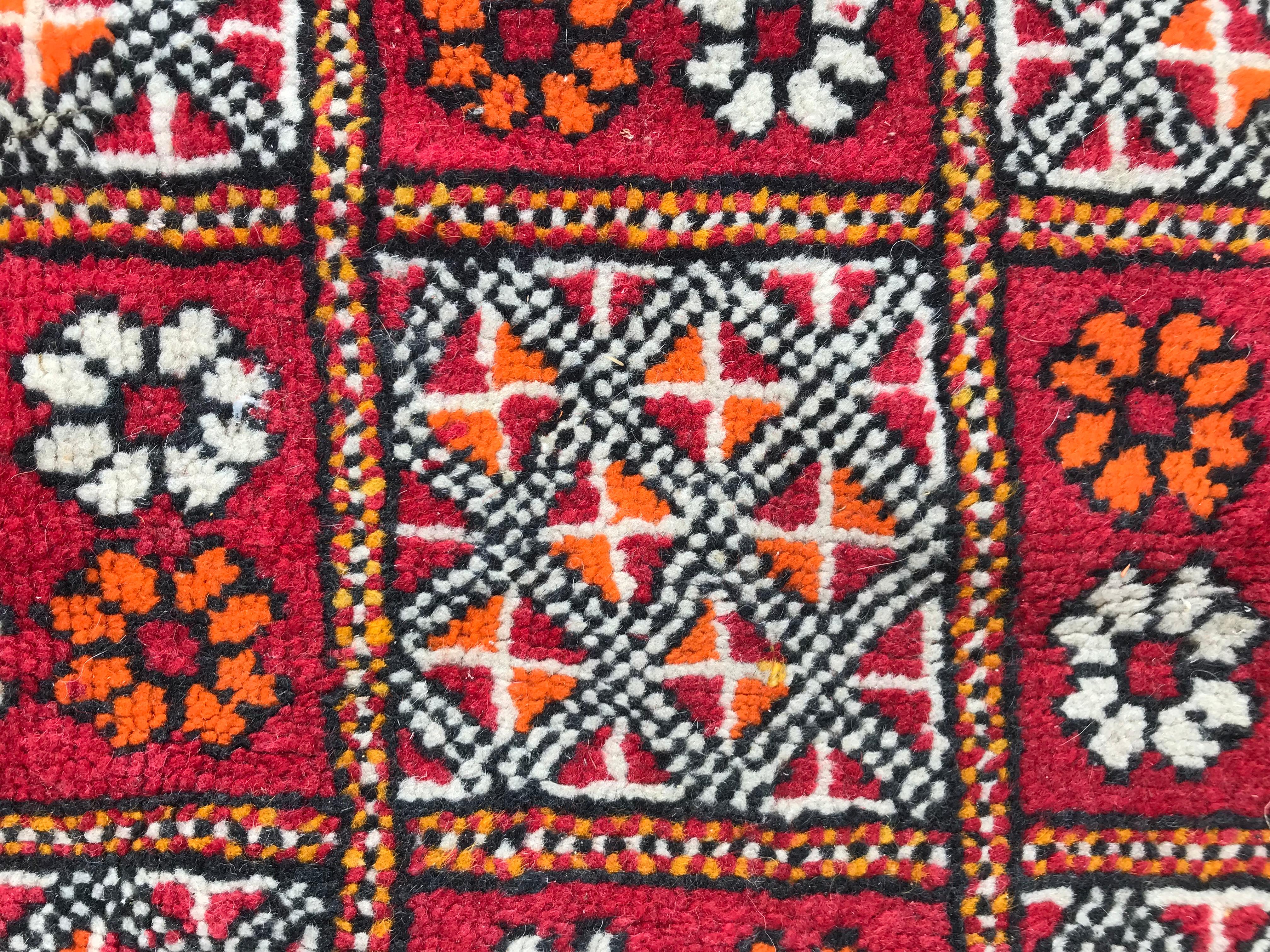 Bobyrug’s Vintage Long Moroccan Berbere Rug For Sale 1