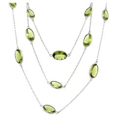 Peridot Link Necklaces
