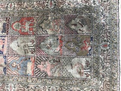 Tappeto vintage in seta lunga turco Kayseri di Bobyrug