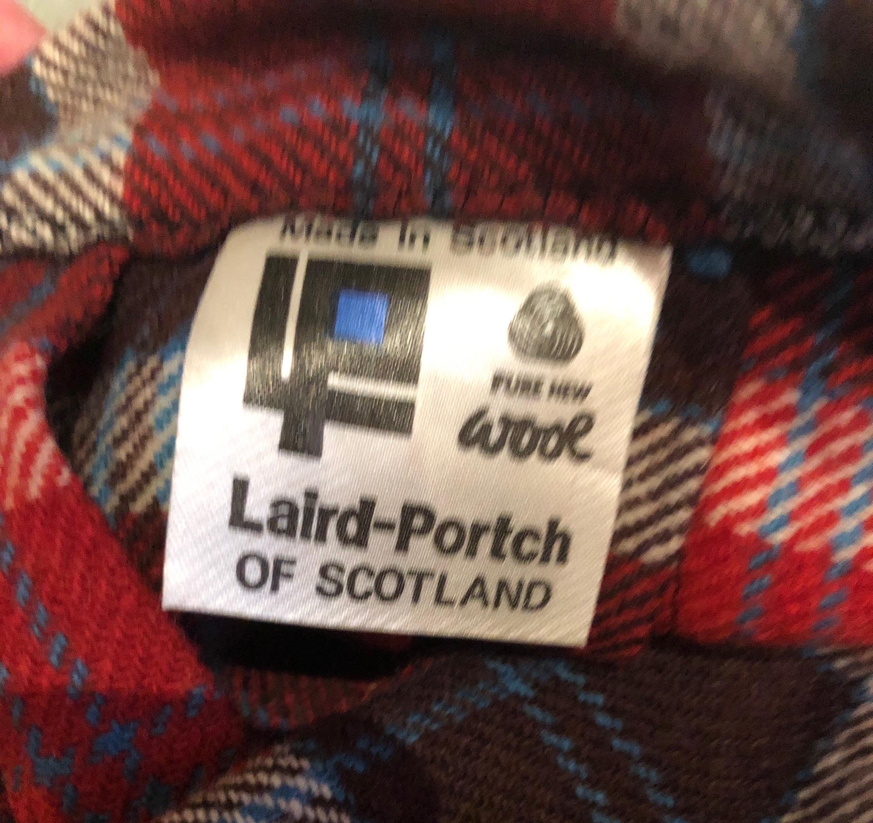 Women's Vintage Long Wool Kilt by Laid Portch of Scotland
