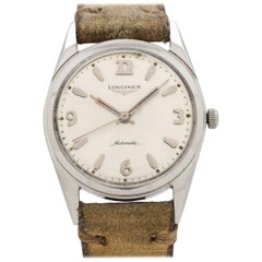 Vintage Longines Automatic Reference 2534 Stainless Steel Watch, 1961