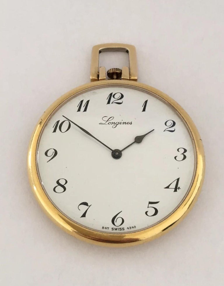 Vintage Longines Pocket Watch For Sale at 1stDibs