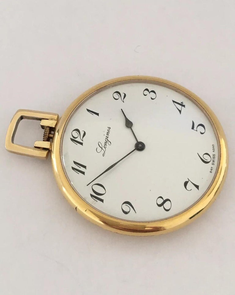 Vintage Longines Pocket Watch For Sale at 1stDibs