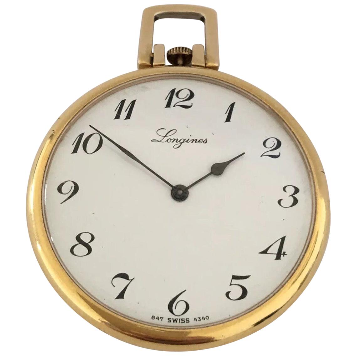 Vintage Longines Pocket Watch For Sale at 1stDibs