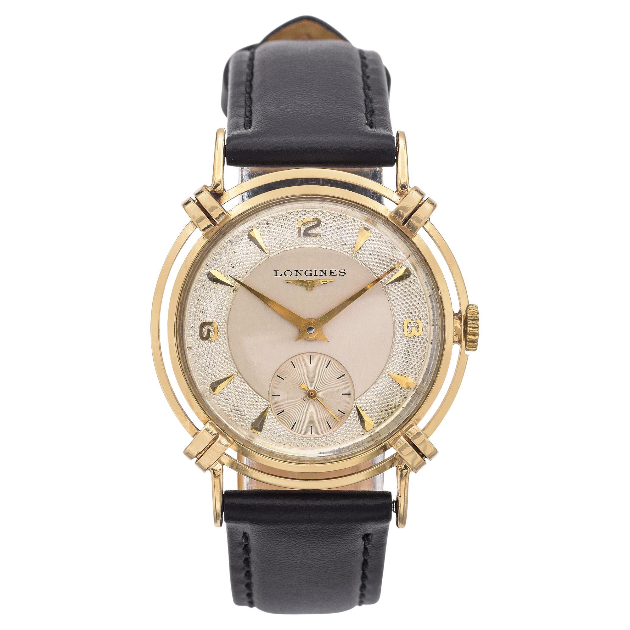 Vintage Longines President Washington 14k Yellow Gold Men's Watch