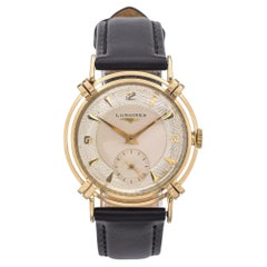 Vintage Longines President Washington 14k Gelbgold Herrenuhr, Vintage