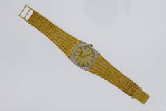 Vintage Longines Solid 14K Gold and Diamond Watch- Unisex