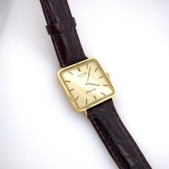 Vintage Longines Square Flagship Watch in 18ct Yellow Gold