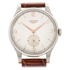 Vintage Longines Stainless Steel Watch, 1950