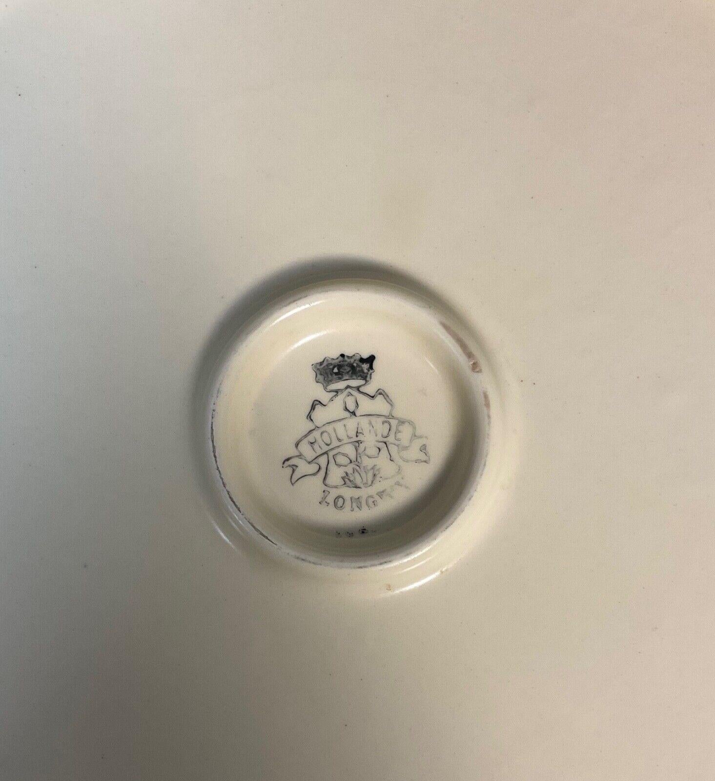 Plateau à fromage vintage en céramique émaillée Longwy, style hollandais - 2Y610 en vente 5