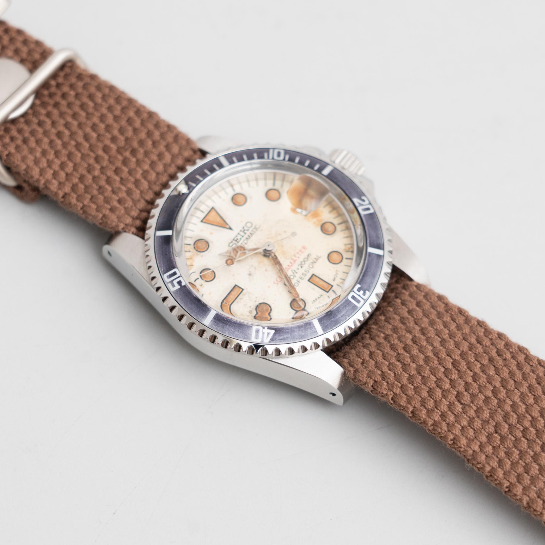 Mid-Century Modern Vintage Seiko Wristwatch, circa 1990 For Sale