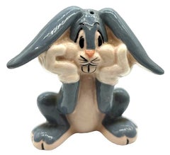 Statua in porcellana d'epoca dei Looney Toons Bugs Bunny Warner Bros di Evan Shaw Co