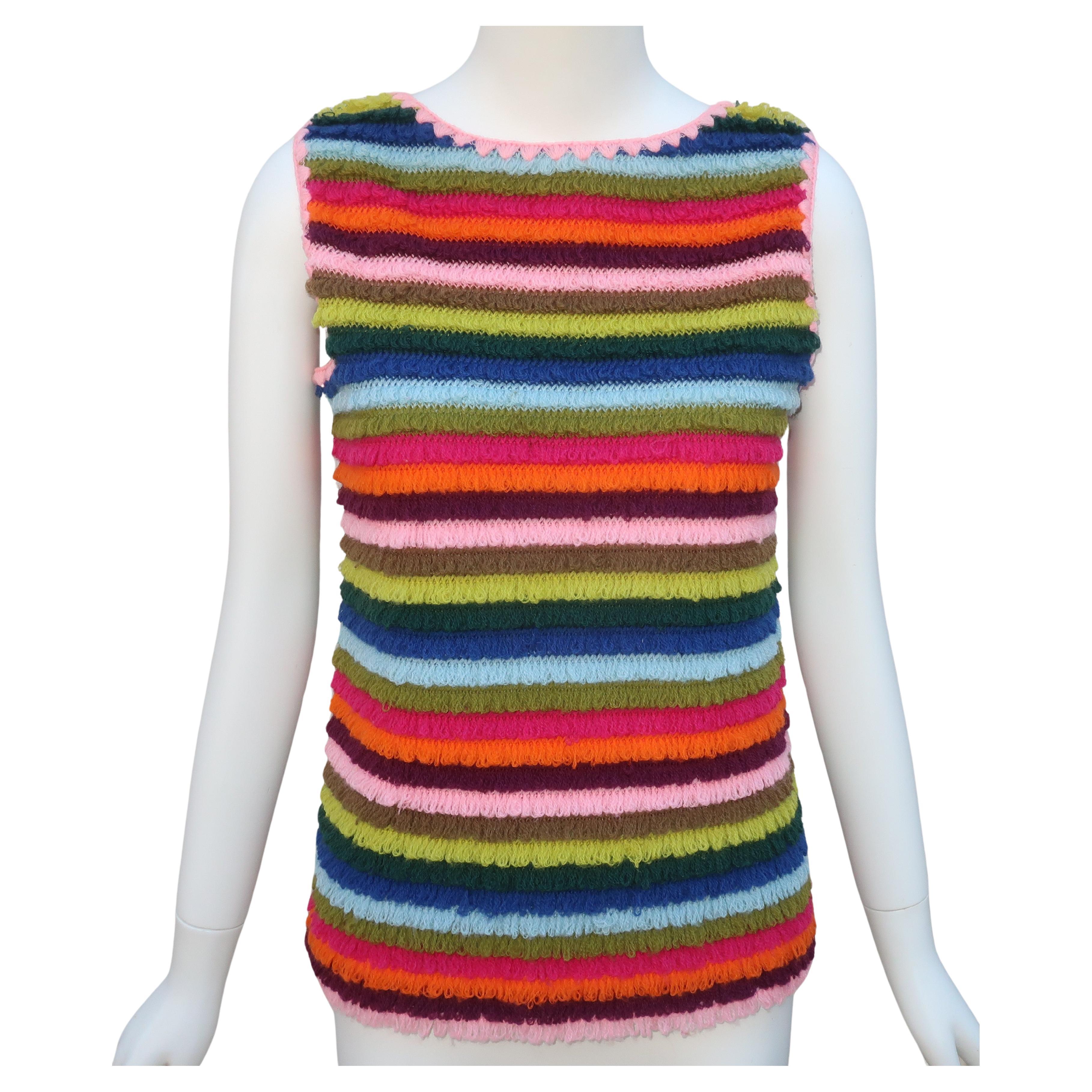 Vintage Loop Wool Sweater Vest, 1960's