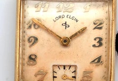 Vintage Lord Elgin Mens Wrist Watch 17 Jewels 1943 Gold Filled