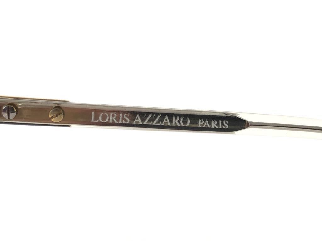 Vintage Loris Azszaro Translucent  Frame 1970's Sunglasses Paris For Sale 2