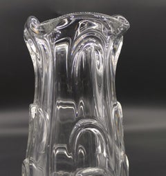 Vintage Lorraine Art Glass Vase, France, 1960s
