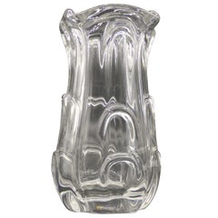Vintage Lorraine Art Glass Vase, France, 1960s