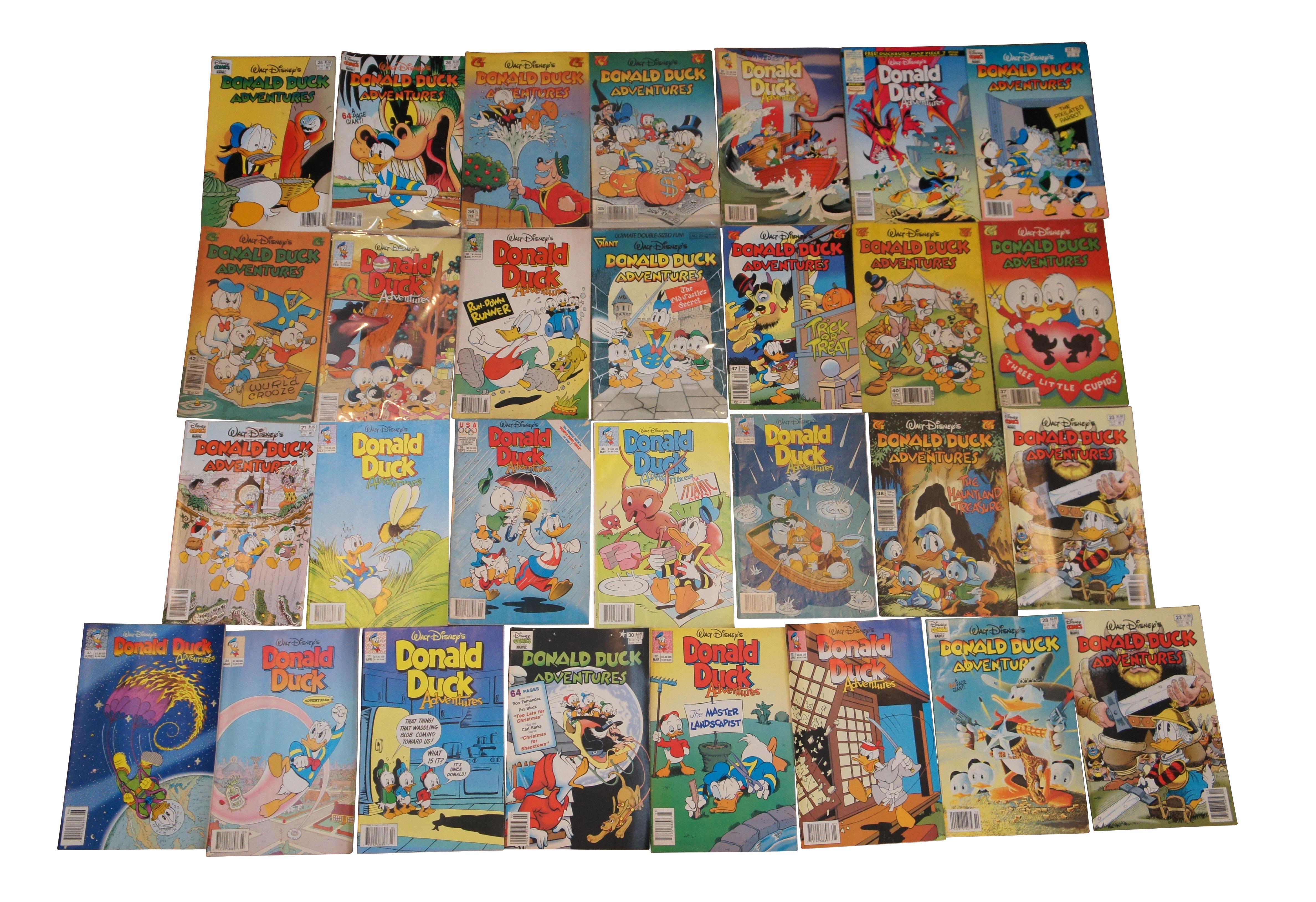 Vintage Lot of 149 Disney Comic Books Donald Duck Mickey Uncle Scrooge Magazine In Good Condition For Sale In Dayton, OH