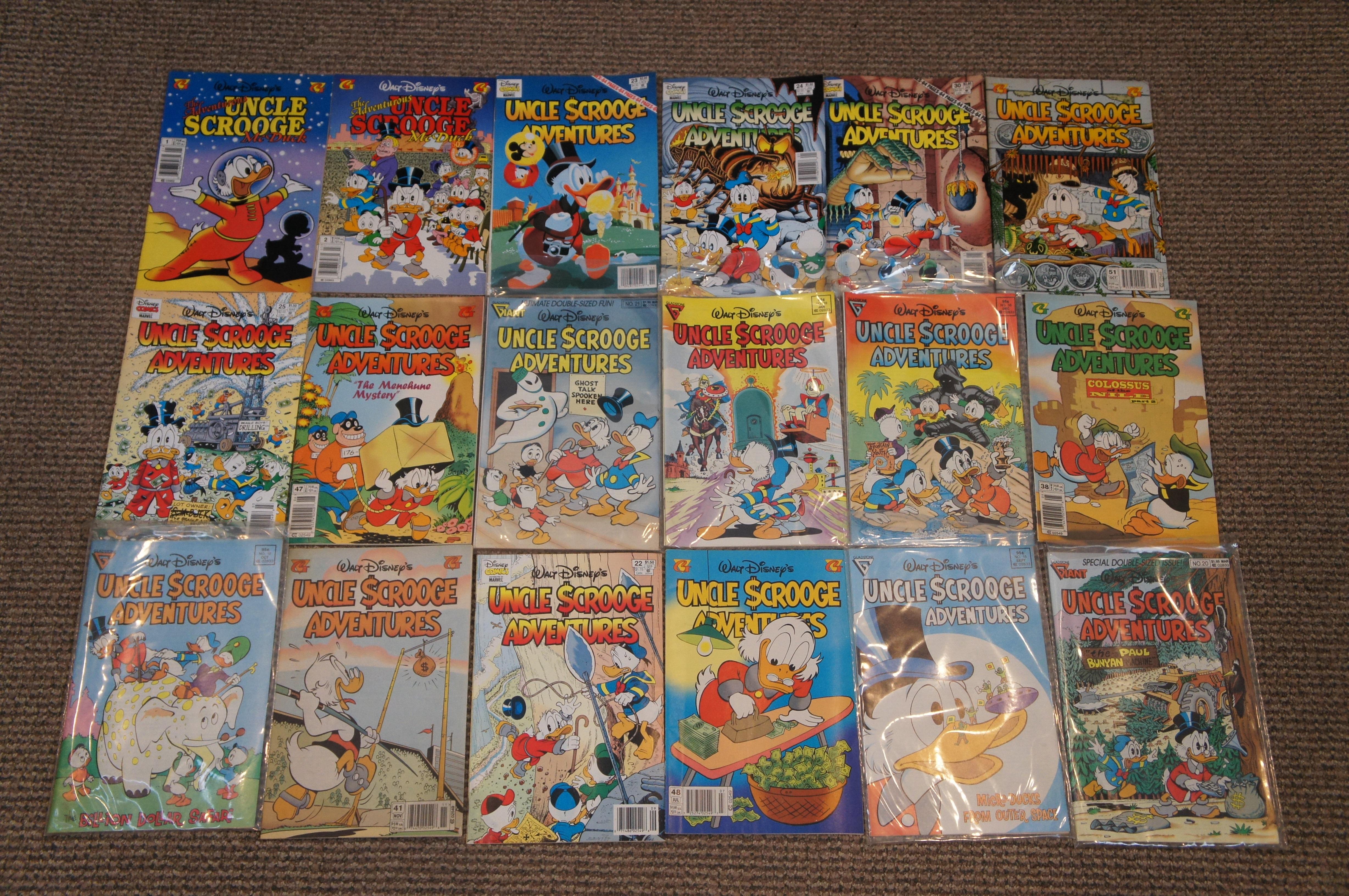 Paper Vintage Lot of 149 Disney Comic Books Donald Duck Mickey Uncle Scrooge Magazine For Sale