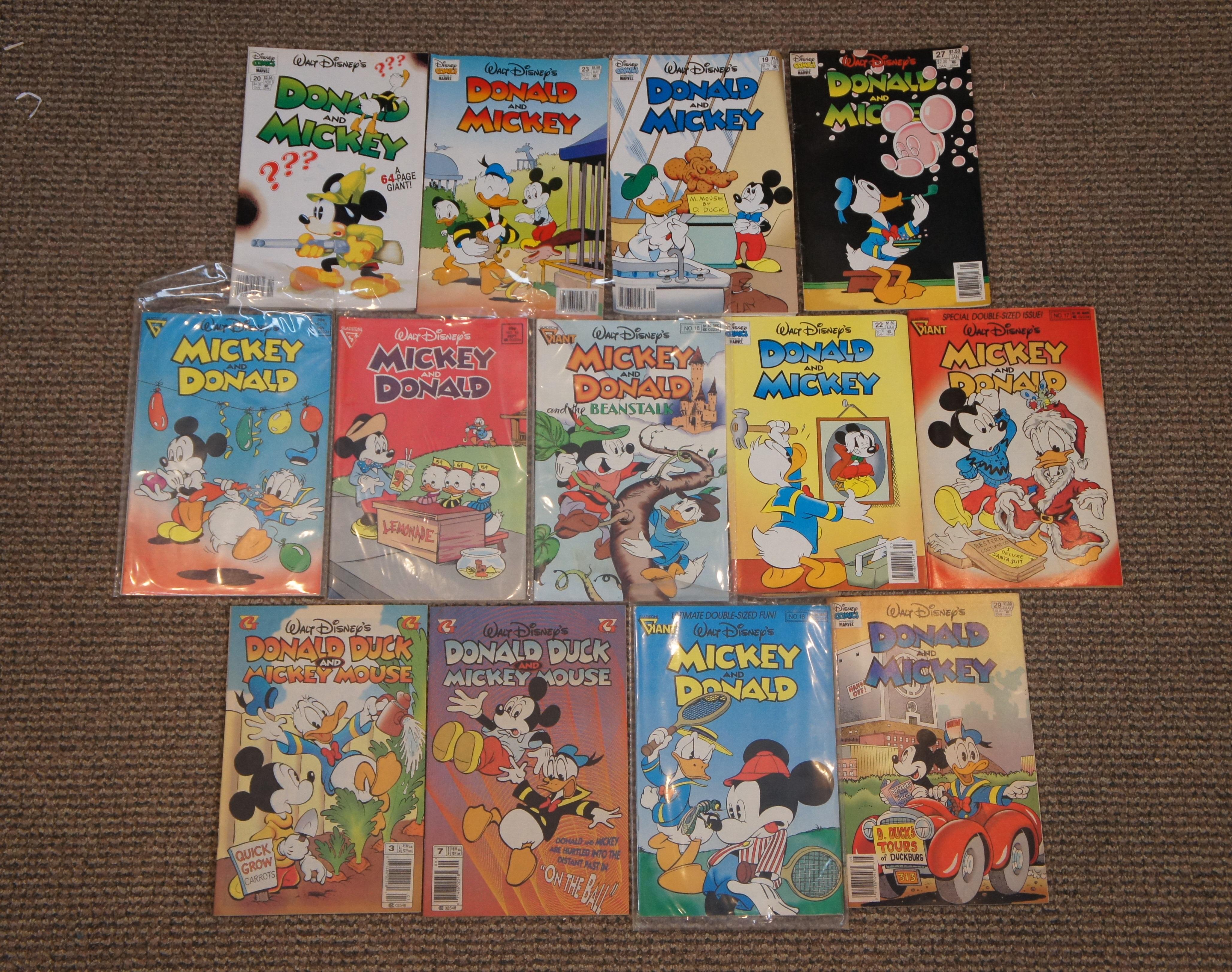 Vintage Lot of 149 Disney Comics Donald Duck Mickey Uncle Scrooge Magazine, Vintage im Angebot 2