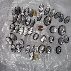 Vintage Lot Of 41 Pearl Cameos Cameo Of Women Mixed Lot