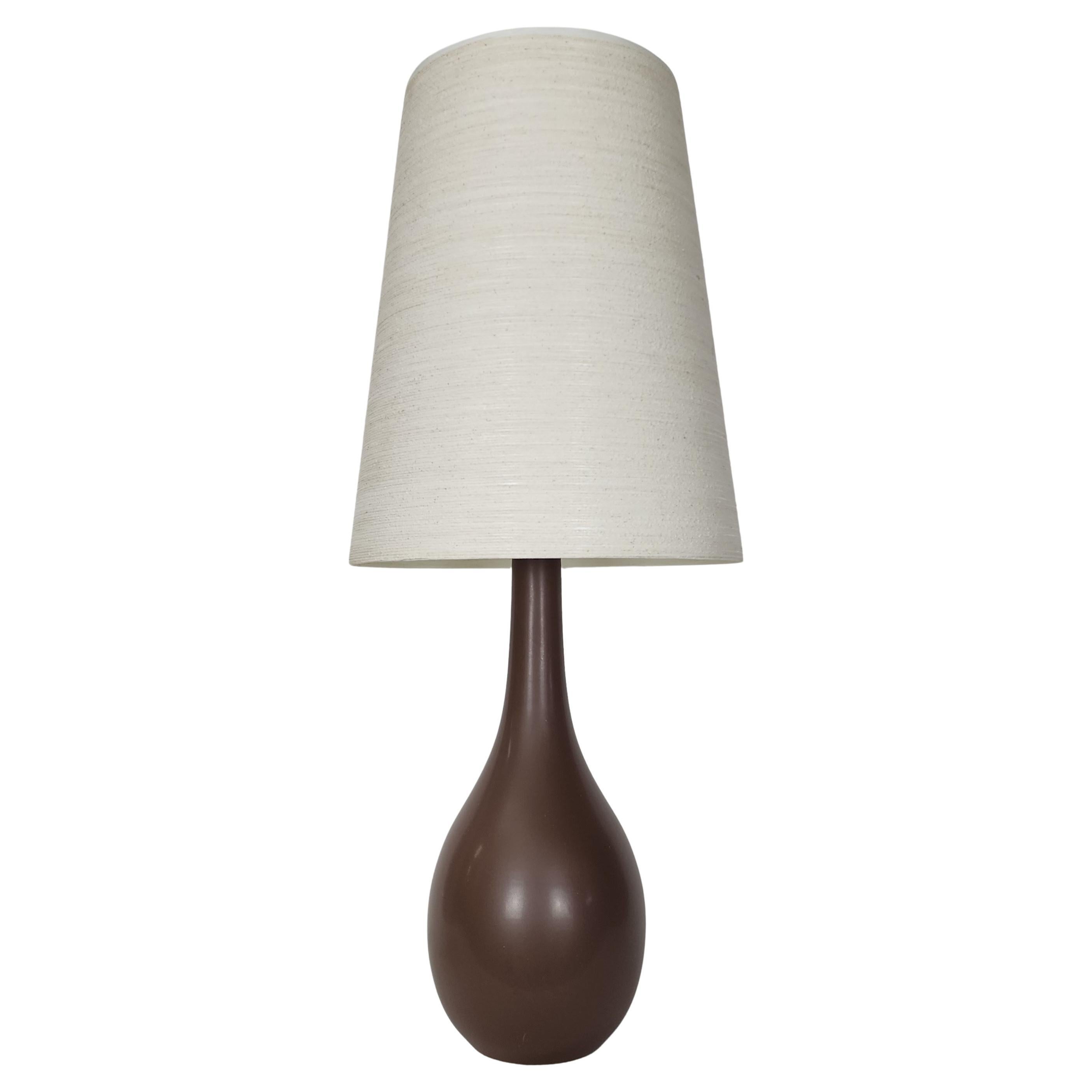 Lampada da tavolo vintage Lotte and Gunnar Bostlund con paralume originale