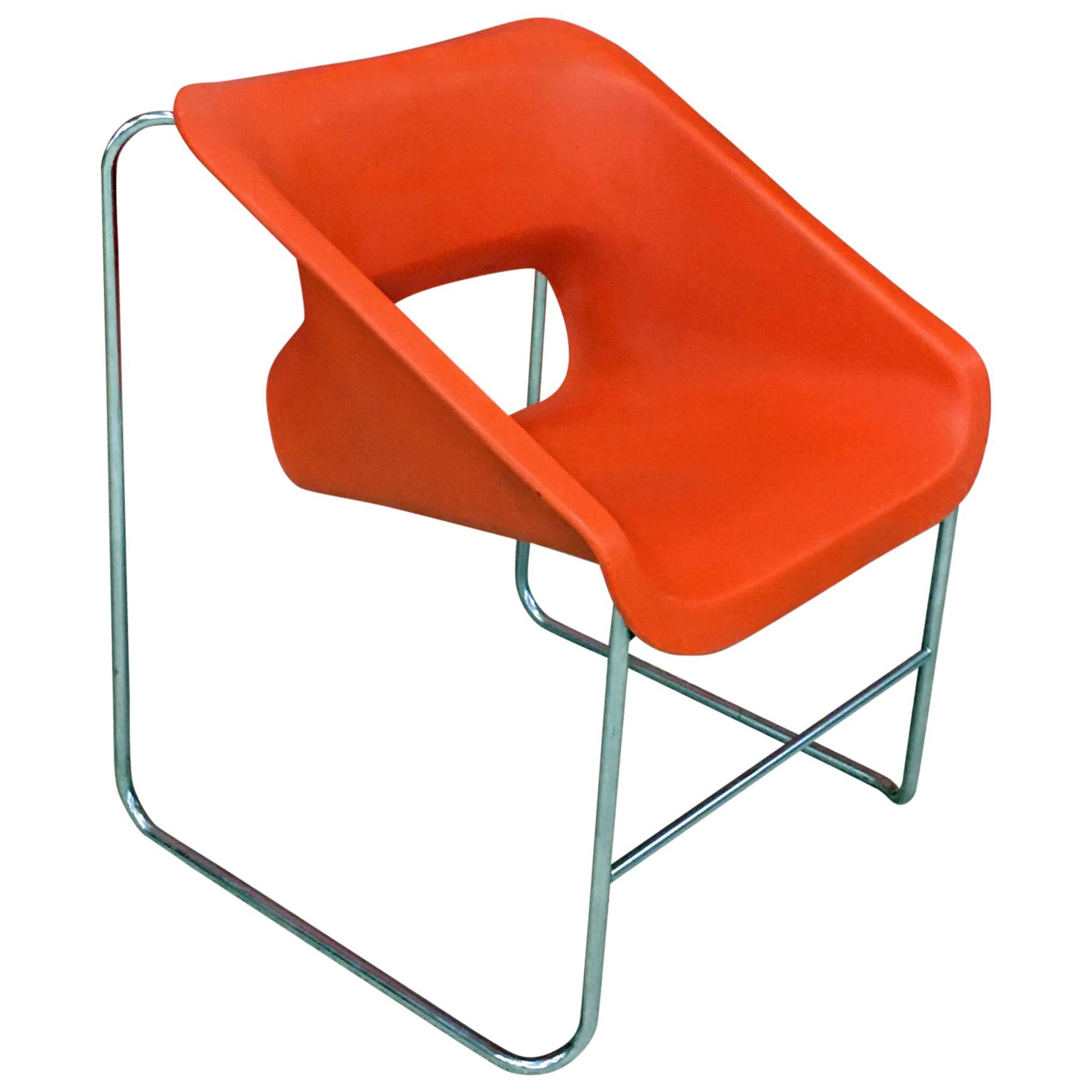 Vintage Lotus Chair designed for Artena by Paul Boulva, circa 1976 For Sale