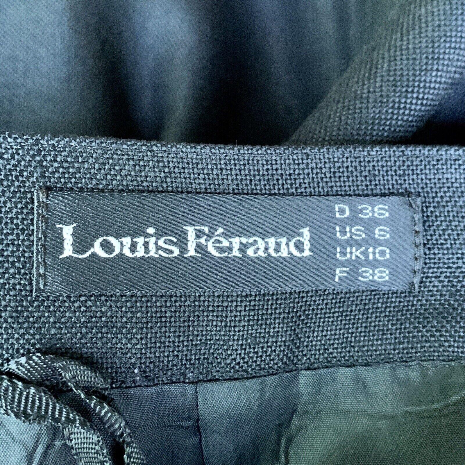 LOUIS FERAUD Couture - Ensemble deux pièces, jupe noire et jupe CLASSIQUE, taille 6 en vente 4