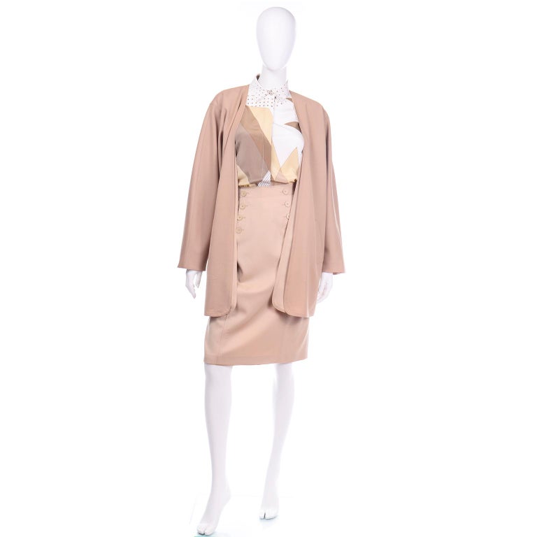 LOUIS FERAUD 1980's 3 piece suit