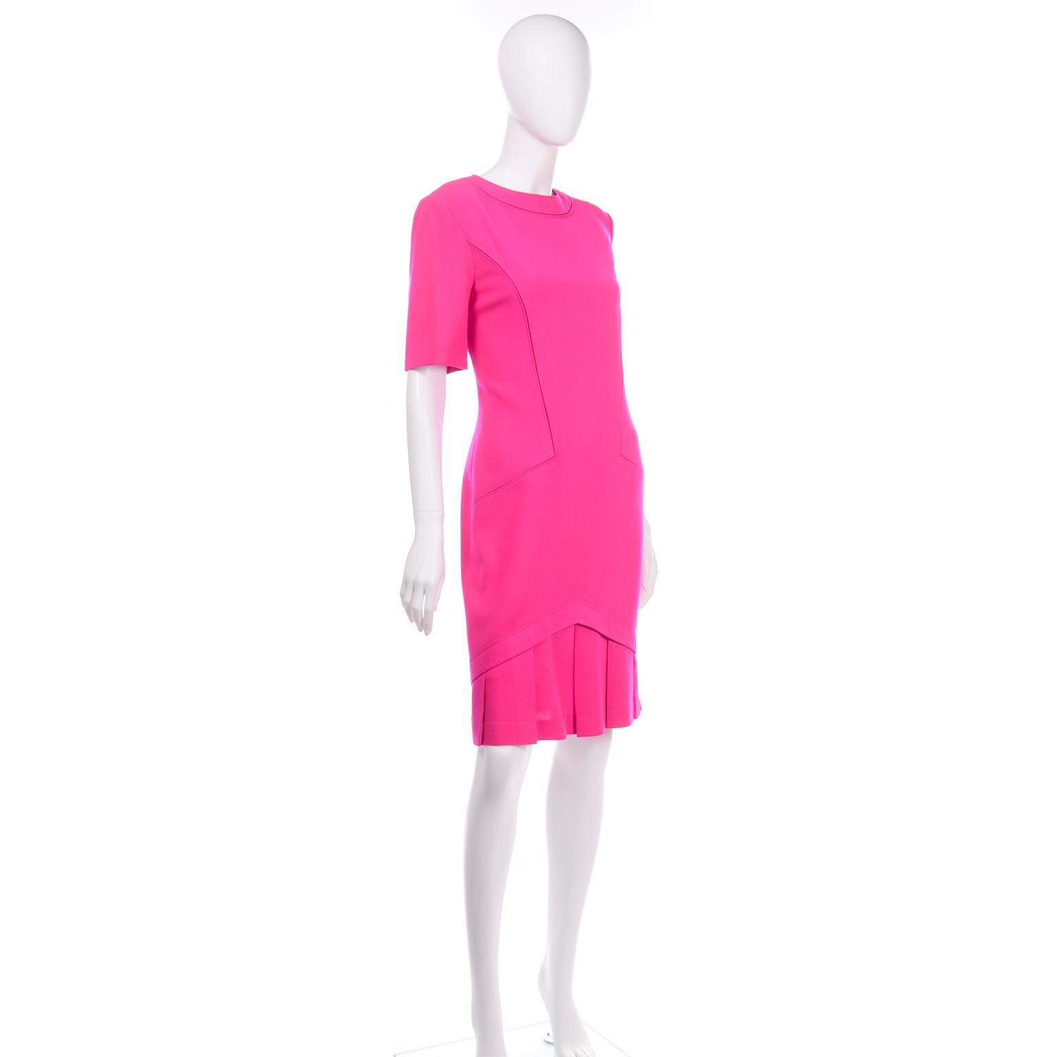 bright pink summer dress