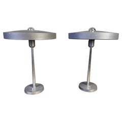 Vintage louis kalff desk lamps - set of 2, 1960s