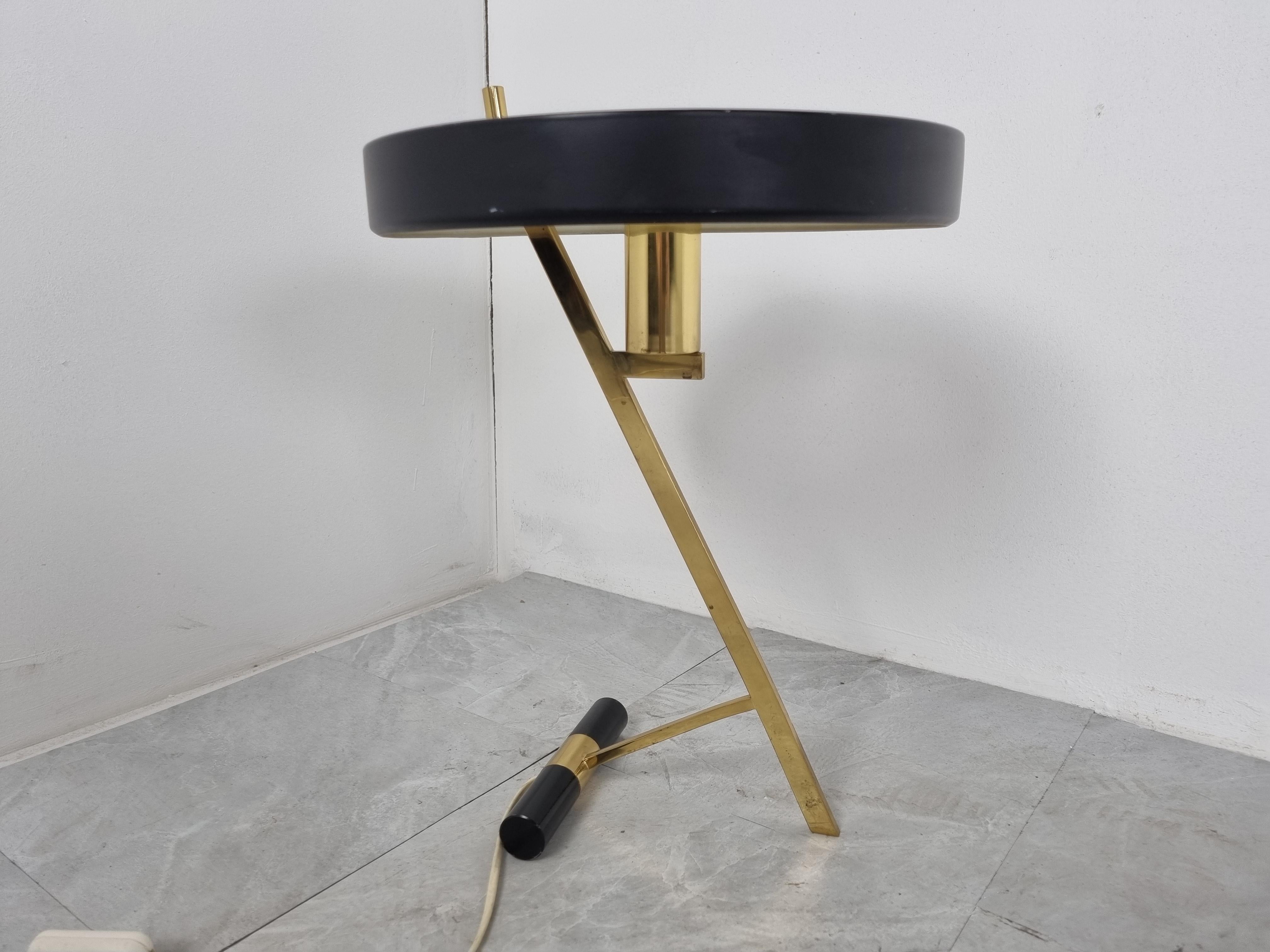 Vintage Louis Kalff Diplomat or Z Model Table Lamp, 1950s 3