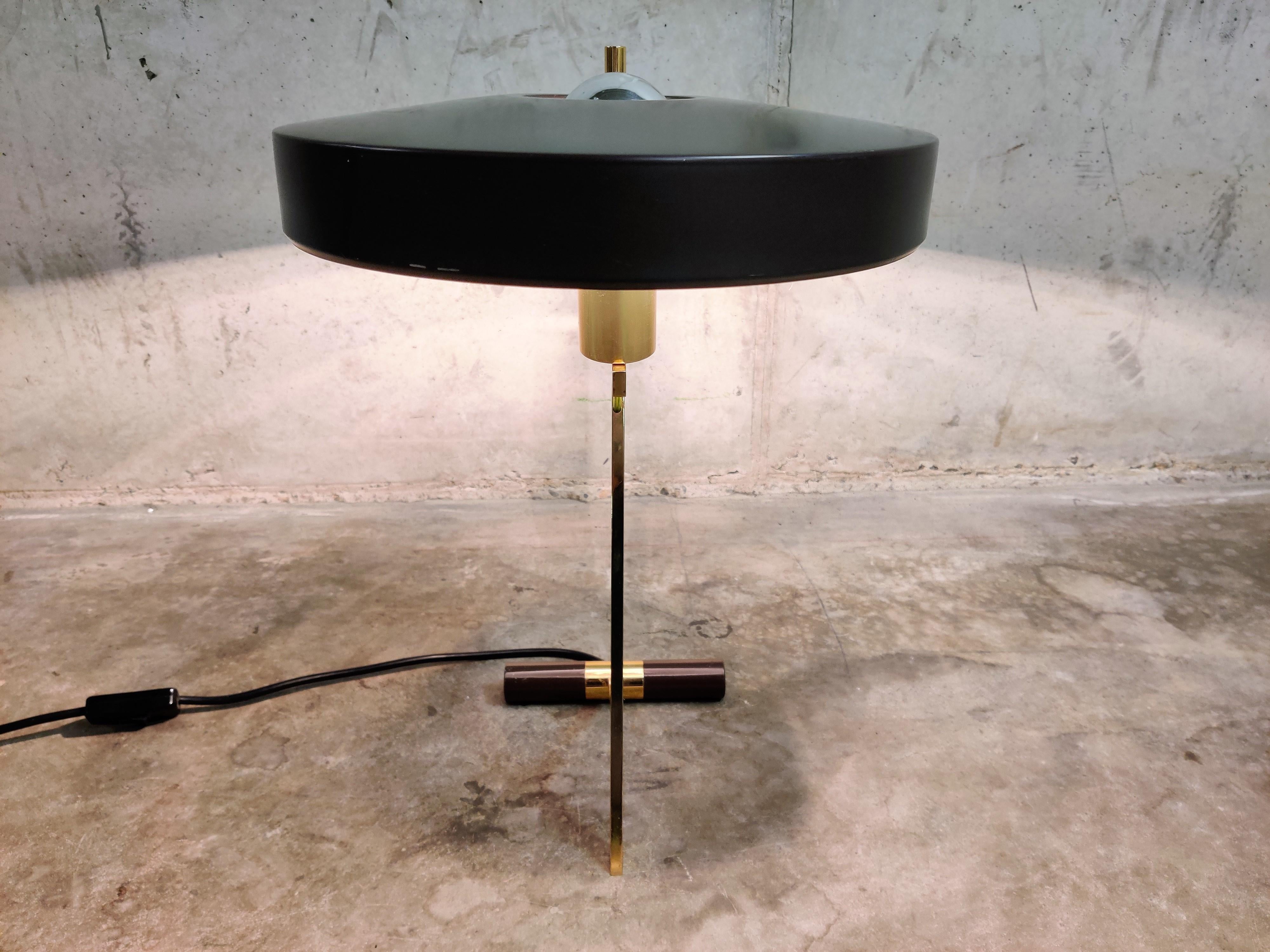 Vintage Louis Kalff Diplomat or Z Model Table Lamp, 1950s 2