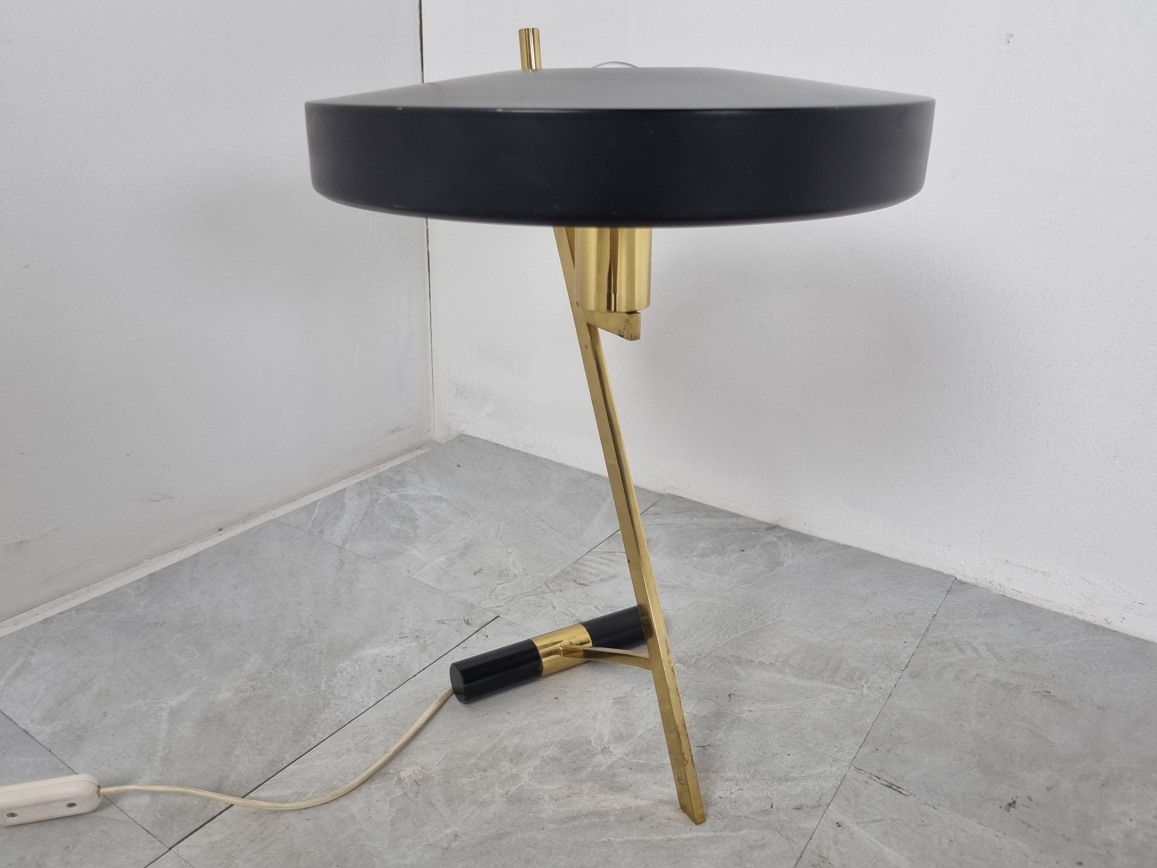Vintage Louis Kalff Diplomat or Z Model Table Lamp, 1950s 4