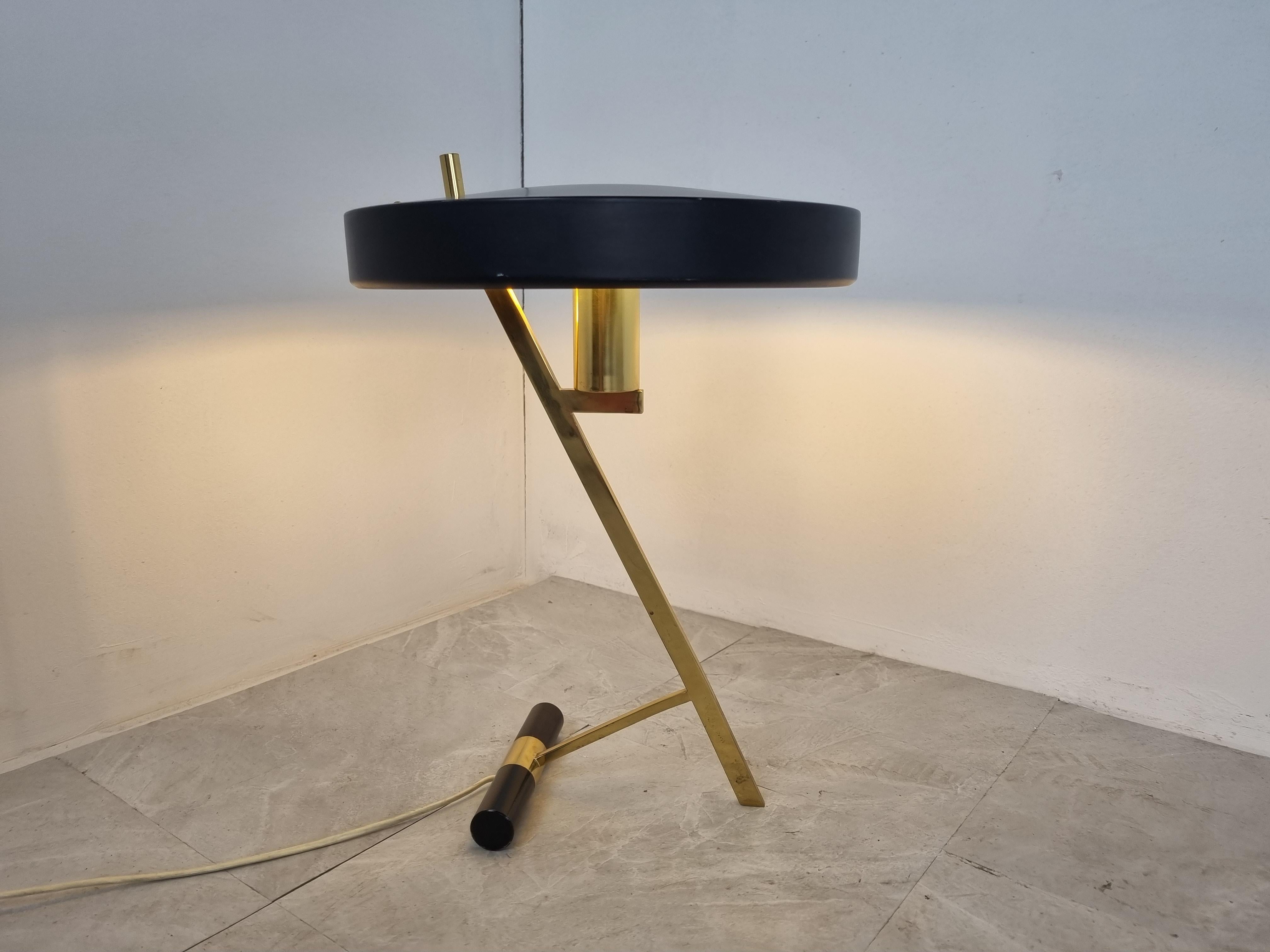 Space Age Vintage Louis Kalff Diplomat or Z Model Table Lamp, 1950s
