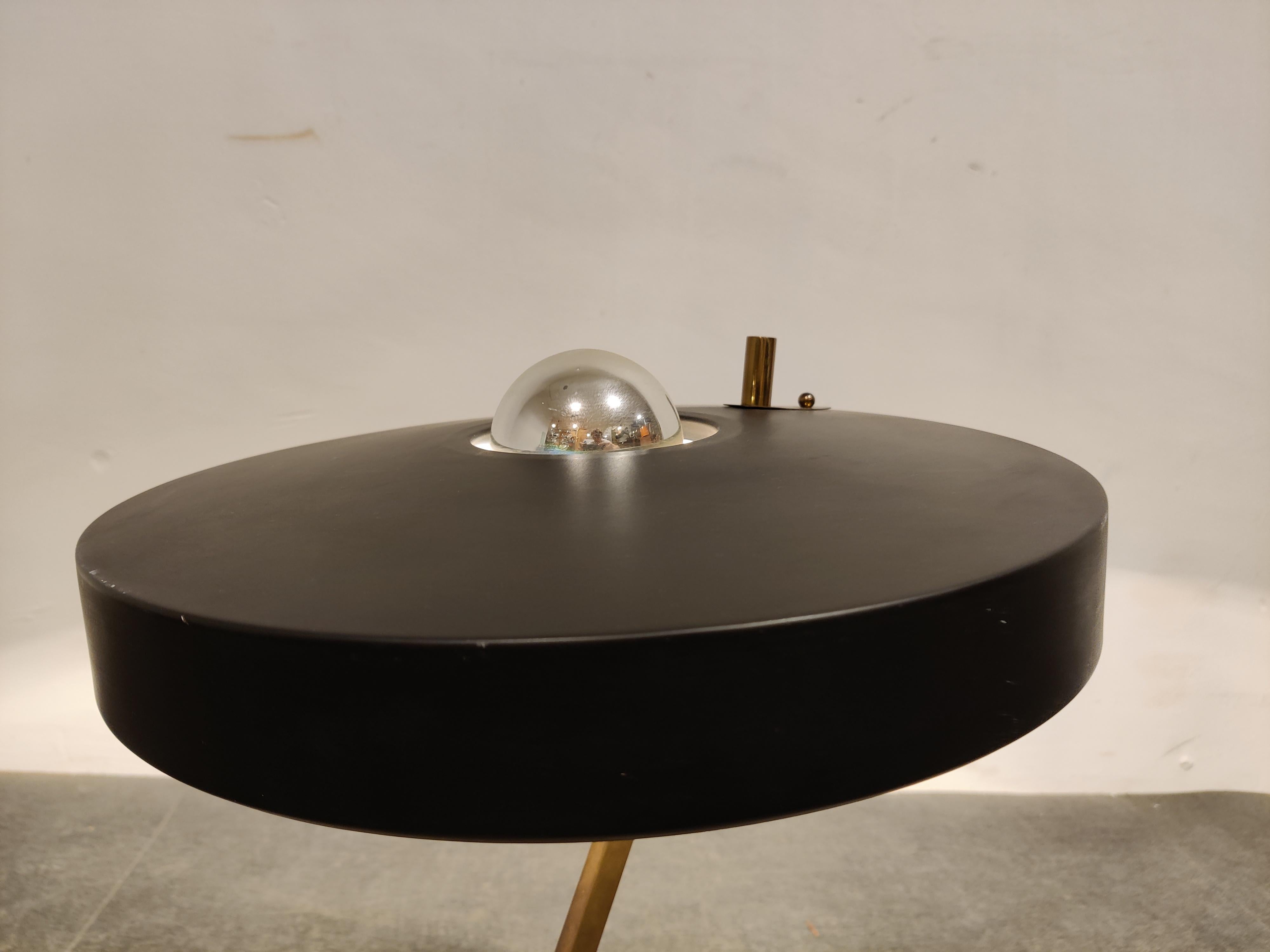 Mid-20th Century Vintage Louis Kalff Diplomat or Z Model Table Lamp, 1950s
