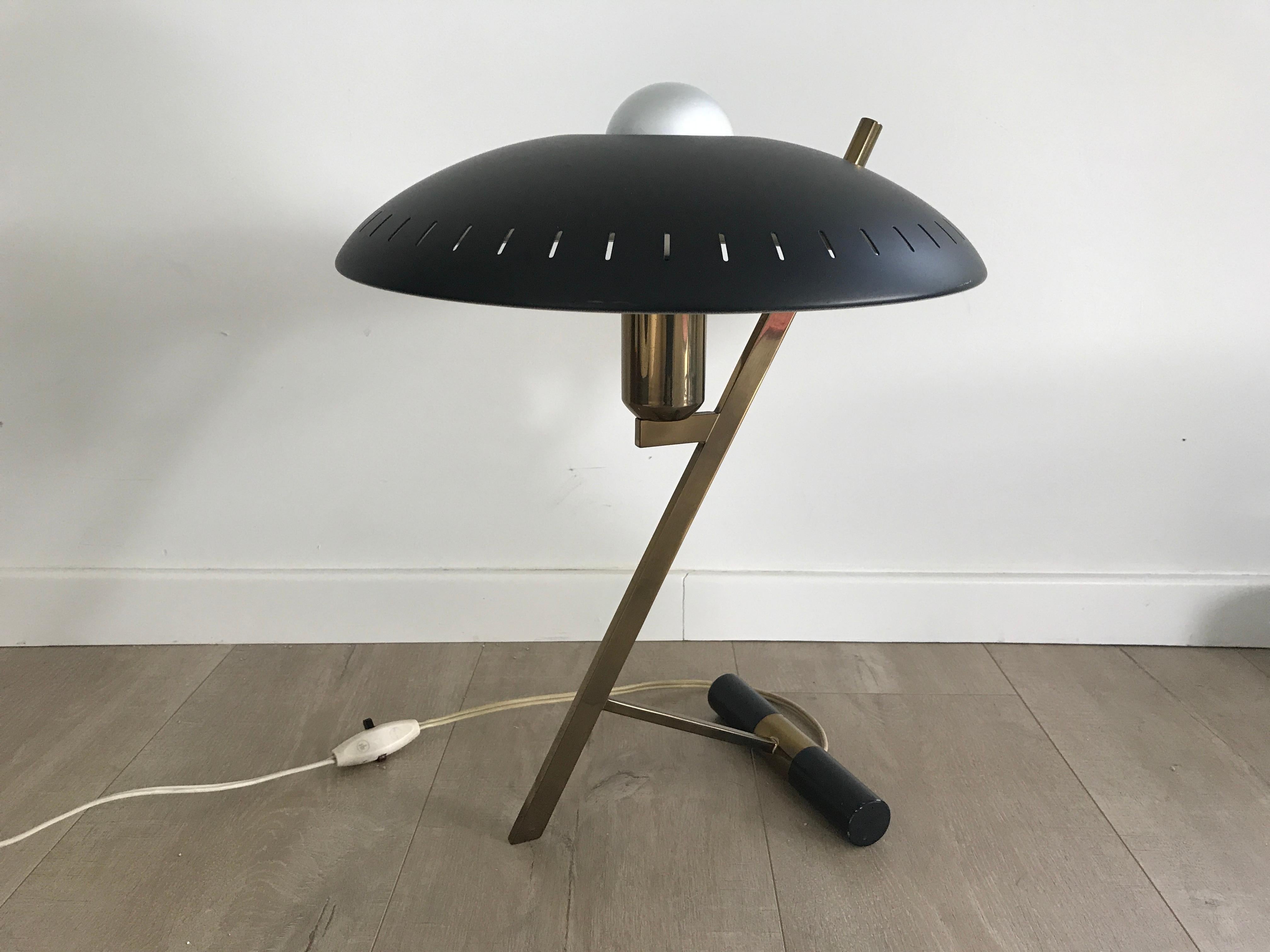Vintage Louis Kalff Z Model Table Lamp, 1950s 6