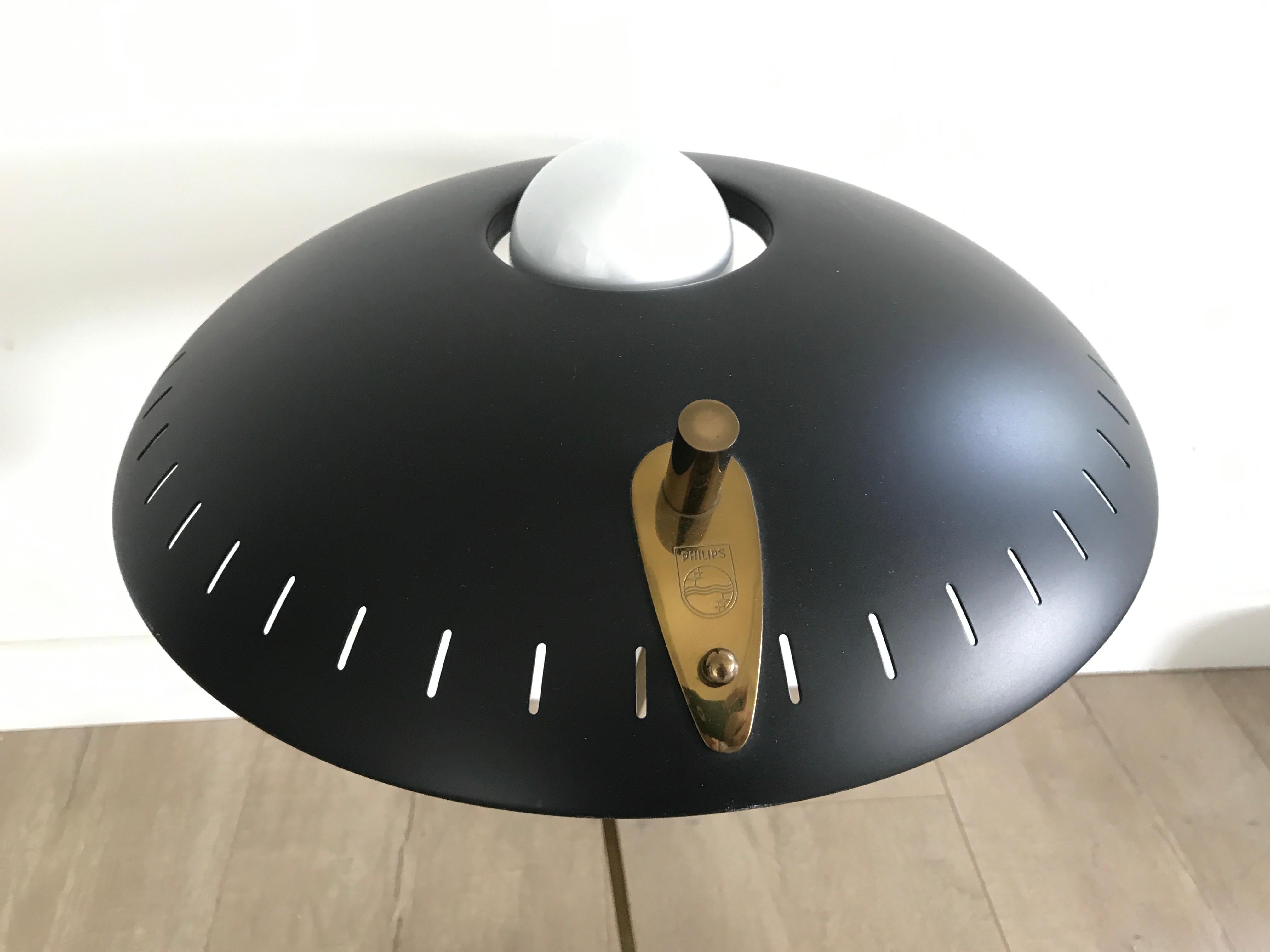 Vintage Louis Kalff Z Model Table Lamp, 1950s 8