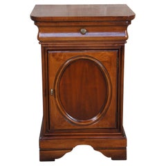 Vintage Louis Phillipe Style Cherry Nightstand Bedside End Table Pedestal 27"