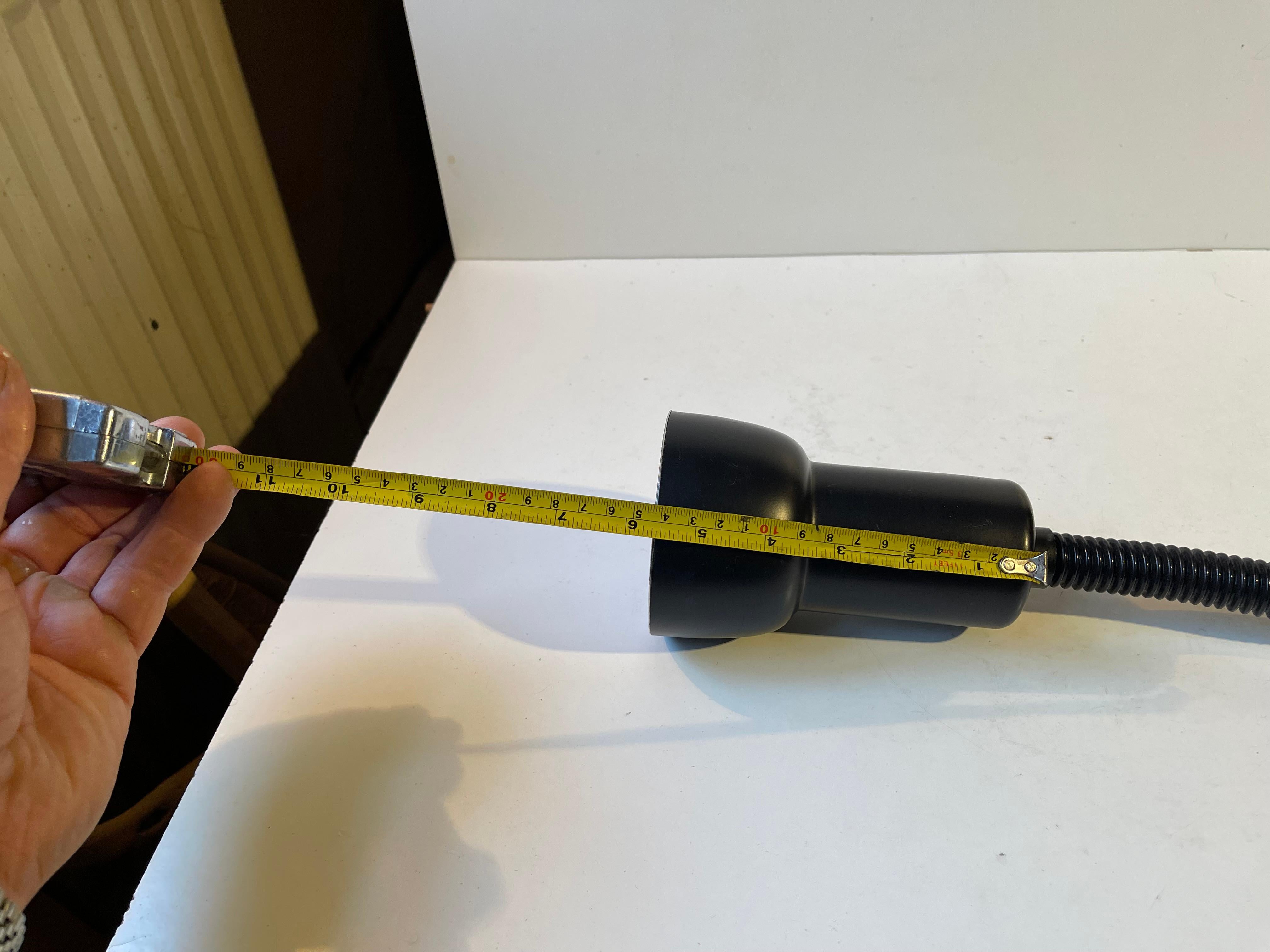 Lámpara de pared vintage Louis Poulsen 'Black Louis' Clamp, años 70 en venta 2