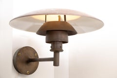 Vintage Louis Poulsen Copper Wall Lamp 4.5/3 by Poul Henningsen