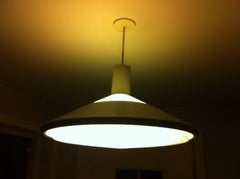 Vintage Louis Poulsen Grey Pendant Lamp 'Klassependel', 1960s