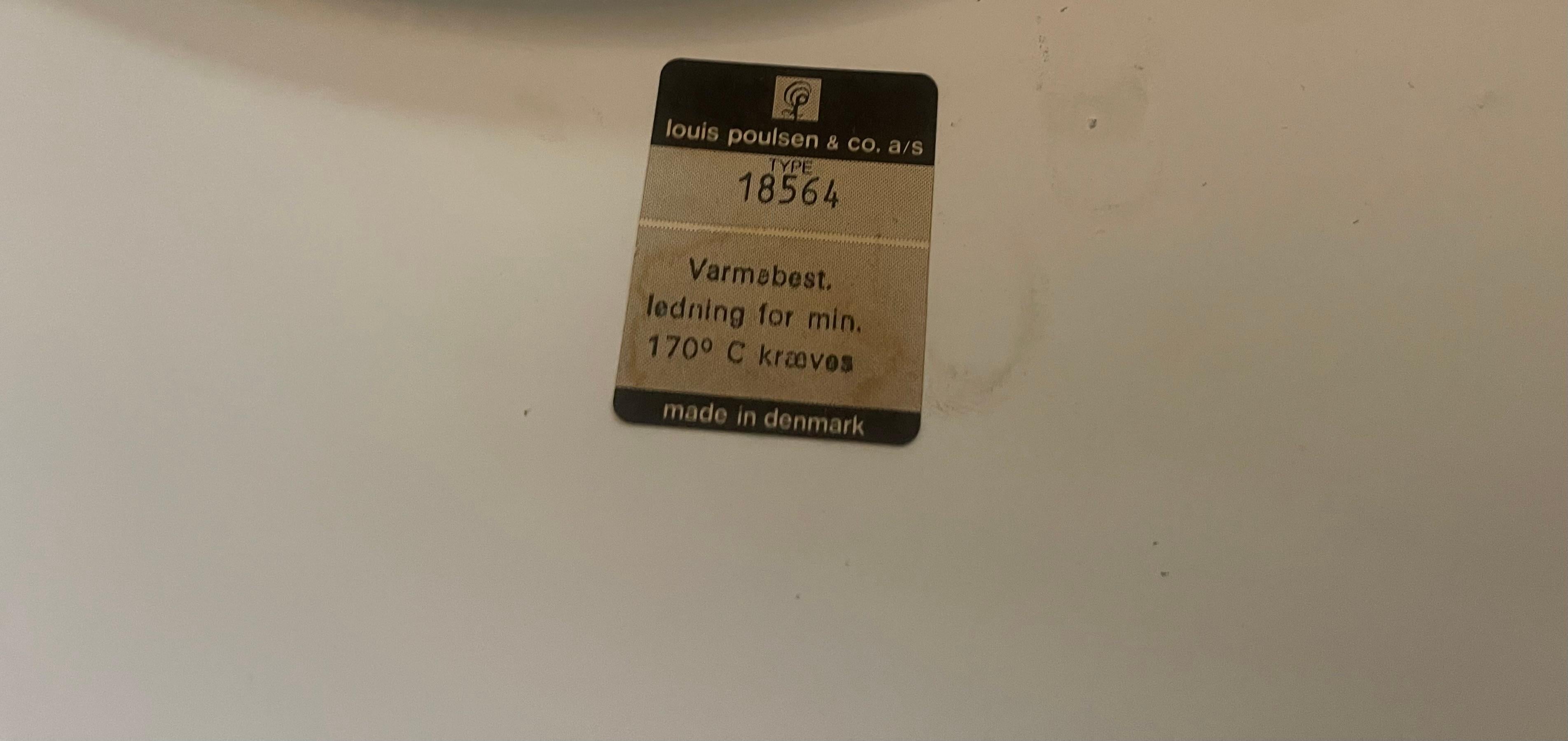 Graue Vintage-Pendelleuchte „Klassependel“ von Louis Poulsen, 1960er Jahre (Pulverbeschichtet) im Angebot