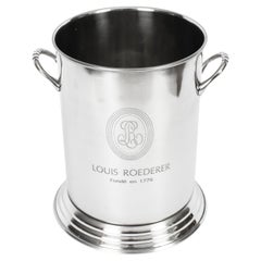 Retro Louis Roederer Silver Plated Champagne Cooler 20th Century